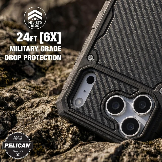 Alt view image 3 of 7 - Shield iPhone 18 Pro Max Case - Rugged MagSafe Phone Case - Carbon