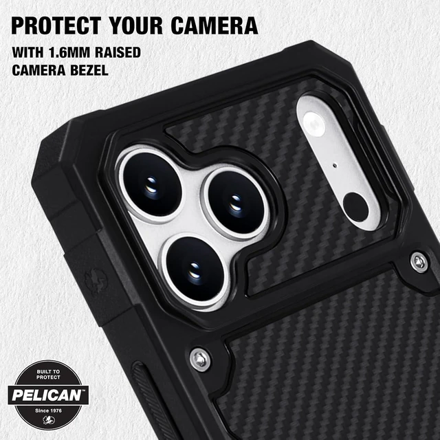 Alt view image 5 of 7 - Shield iPhone 18 Pro Max Case - Rugged MagSafe Phone Case - Carbon