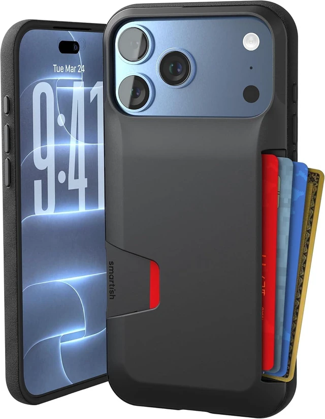 Main image of iPhone 18 Pro Max/17 Pro Max Wallet Case Wallet Slayer V1 Black