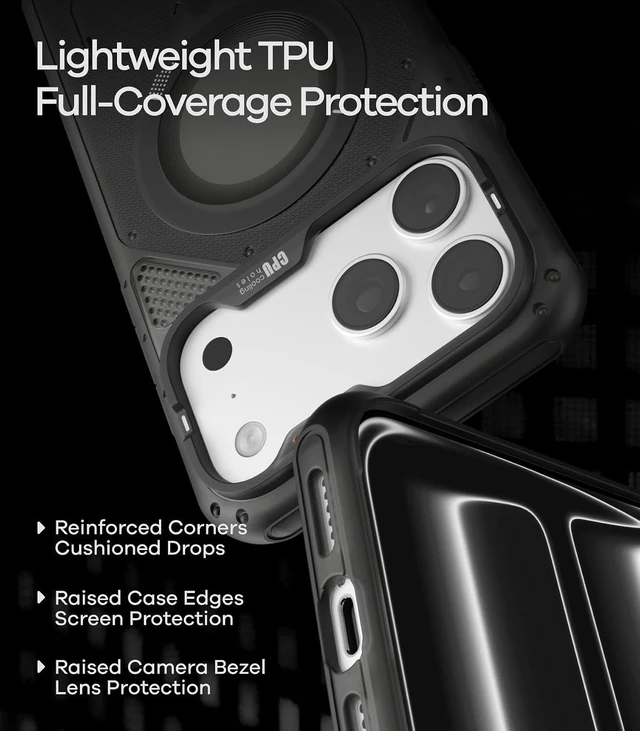 Alt view image 3 of 6 - A18 iPhone 18 Pro Max Rugged Case | Full-Cover | Drop Protection