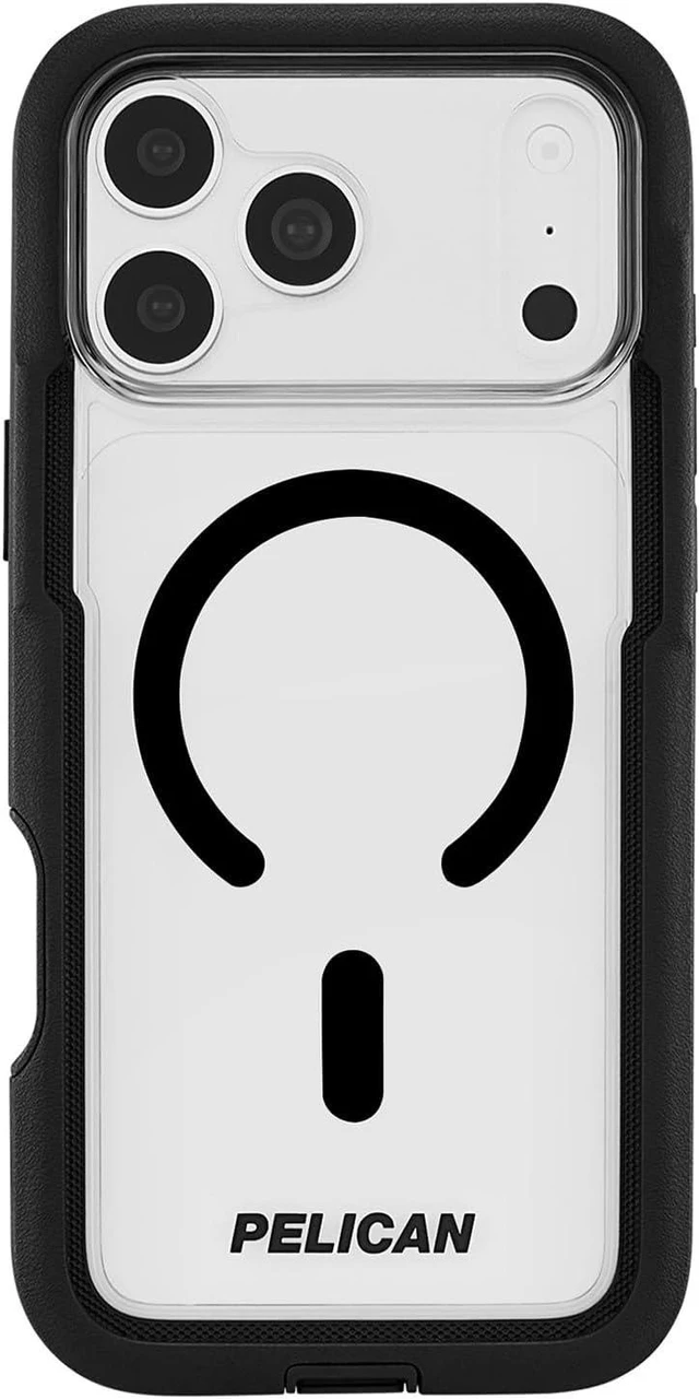 Main image of Voyager iPhone 18 Pro Max Case - MagSafe Phone Case - Black/Clear