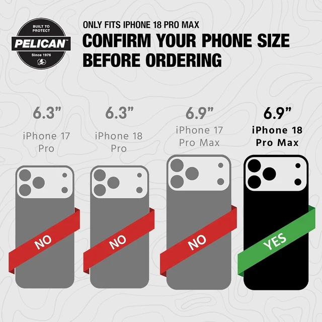Alt view image 3 of 7 - Voyager iPhone 18 Pro Max Case - MagSafe Phone Case - Black/Clear