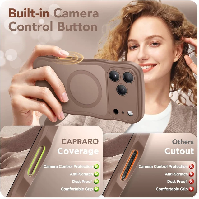 Alt view image 5 of 7 - for iPhone 18 Pro Case/17 Pro Case Women Fit for MagSafe