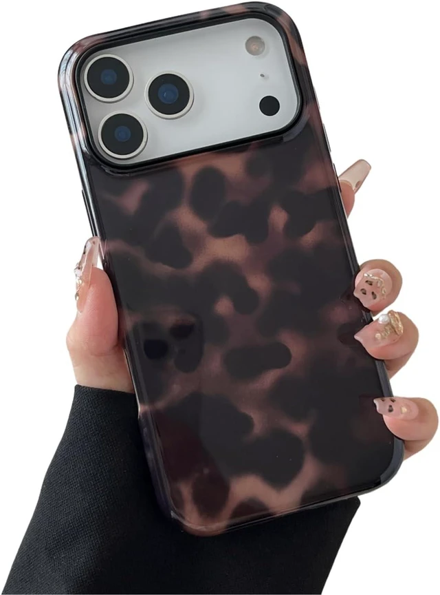 Main image of Compatible with iPhone 18 Pro Max Case Tortoise Shell Phone Case