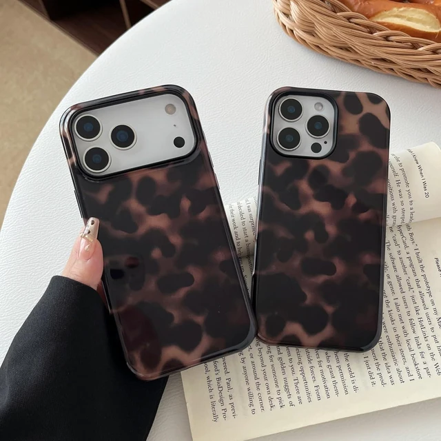 Alt view image 7 of 7 - Compatible with iPhone 18 Pro Max Case Tortoise Shell Phone Case