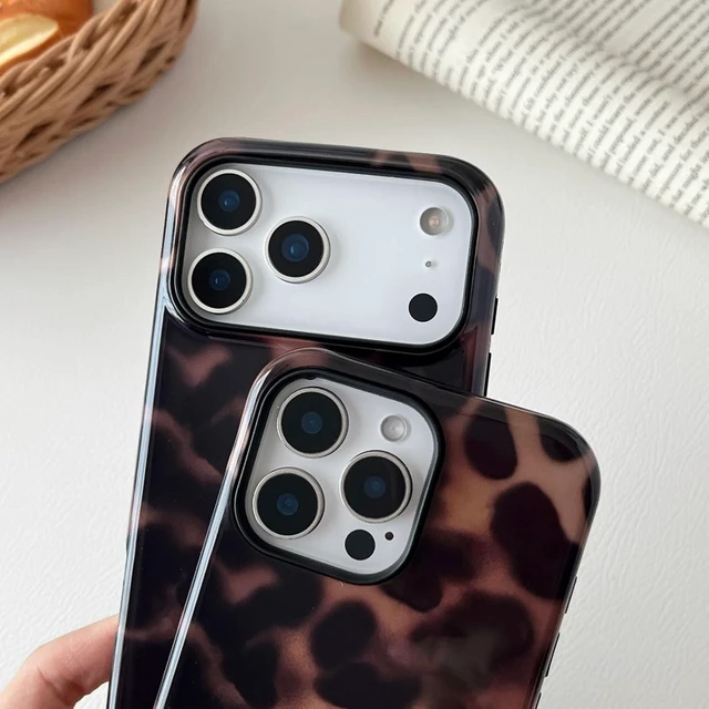 Alt view image 5 of 7 - Compatible with iPhone 18 Pro Max Case Tortoise Shell Phone Case