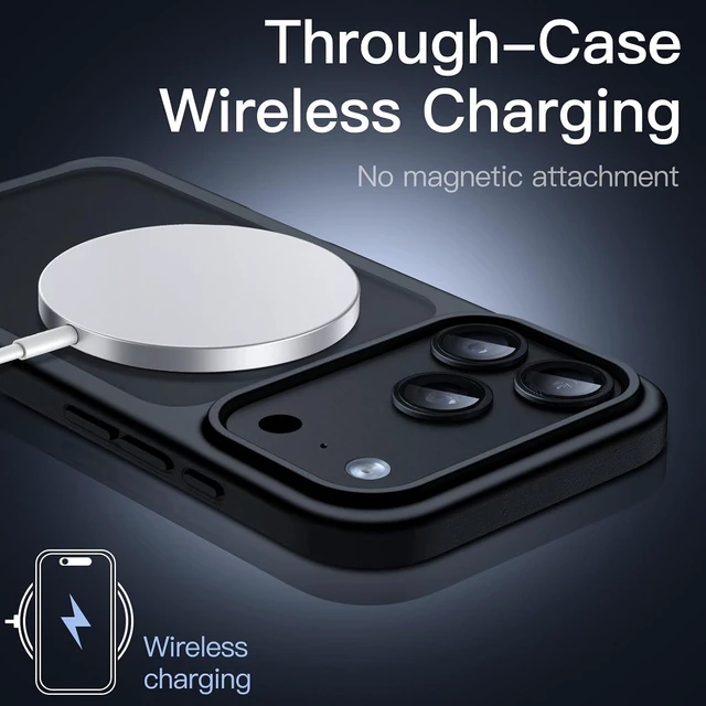 Alt view image 6 of 7 - Matte Case for iPhone 18 Pro Max Black