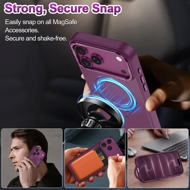 Alt view image 4 of 7 - for iPhone 18 Pro case/iPhone 17 Pro Case Ring Stand