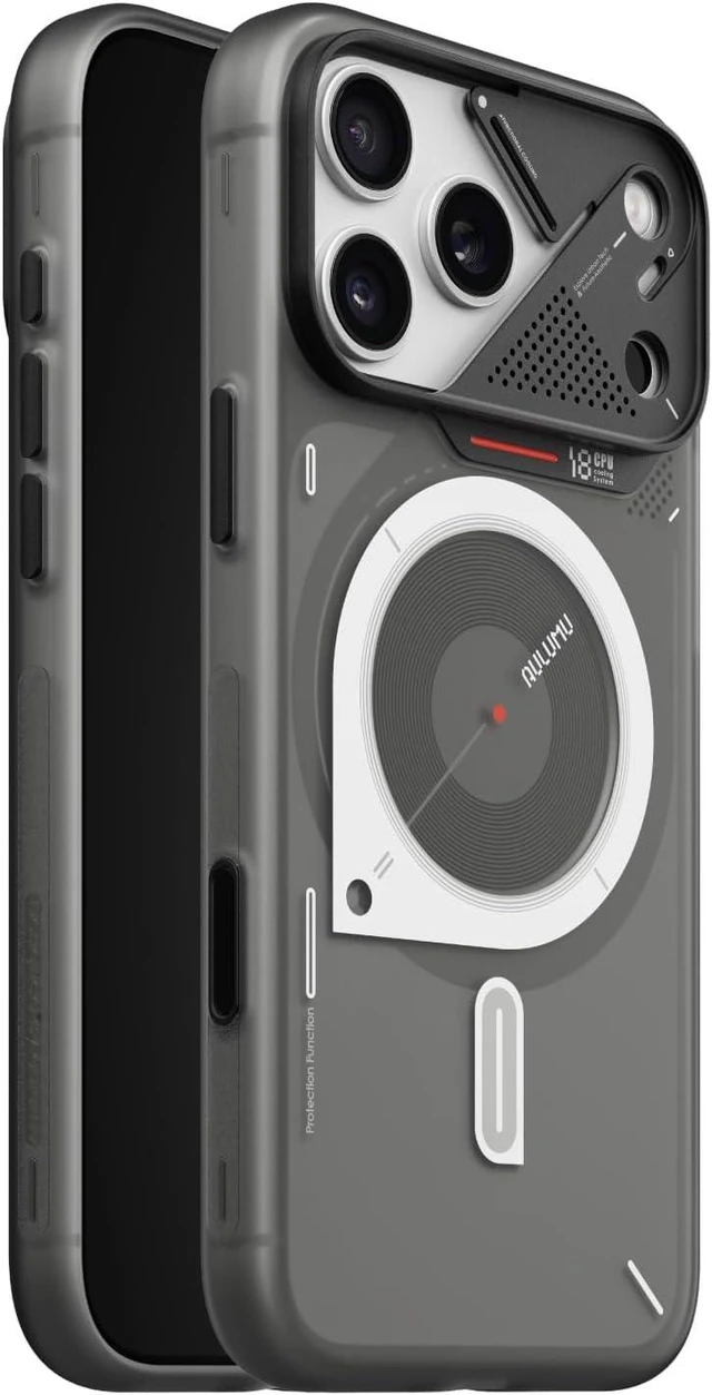 Main image of A18 Frosted iPhone 18 Pro Max Case | Transparent Gray