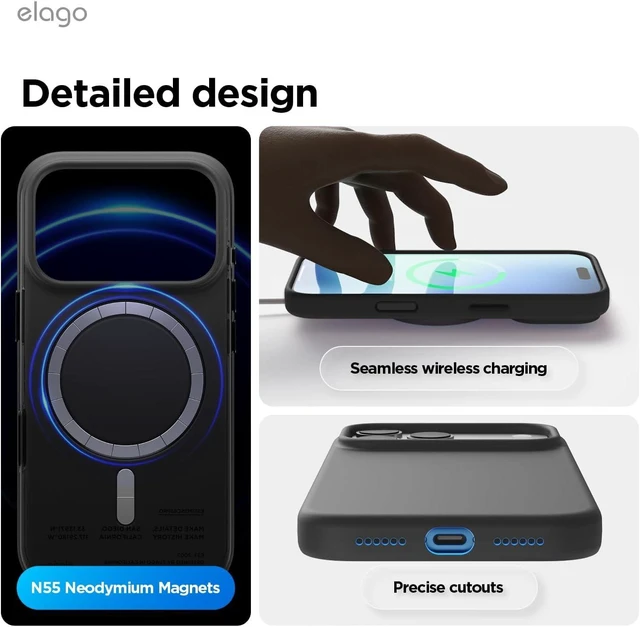 Alt view image 7 of 7 - Magnetic Silicone Case for iPhone 18 Pro Max & iPhone 17 Pro Max