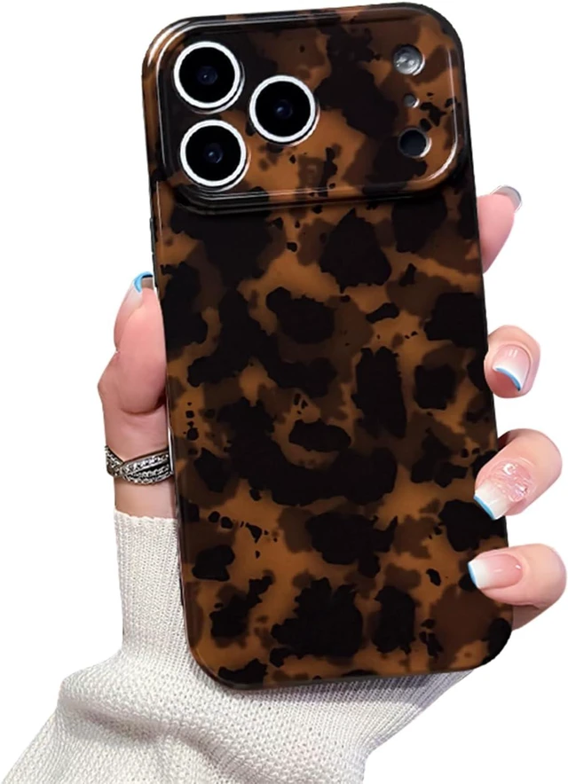 Main image of Cute Phone Case for iPhone 17 Pro/18 Pro Case Cheetah Leopard Print