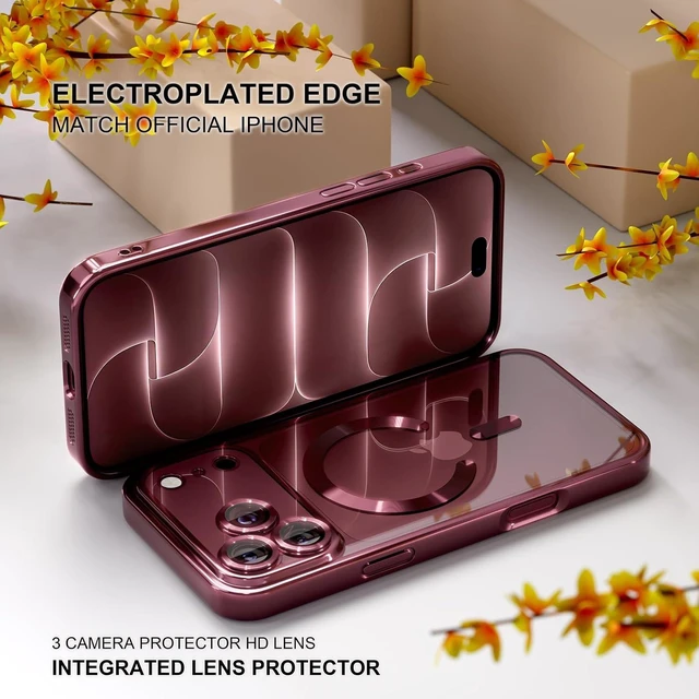 Alt view image 6 of 7 - Magnetic for iPhone 18 Pro Max /17 Pro Max Case Compatible MagSafe