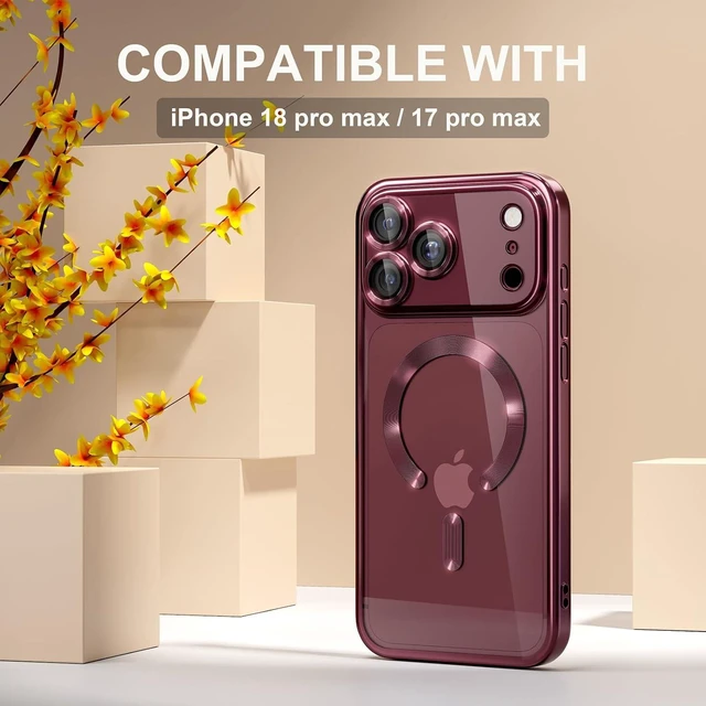 Alt view image 2 of 7 - Magnetic for iPhone 18 Pro Max /17 Pro Max Case Compatible MagSafe