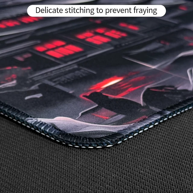 Alt view image 5 of 7 - Anime Mouse Pad Non-Slip Large Gaming Mouse Pad with Stitched Edges