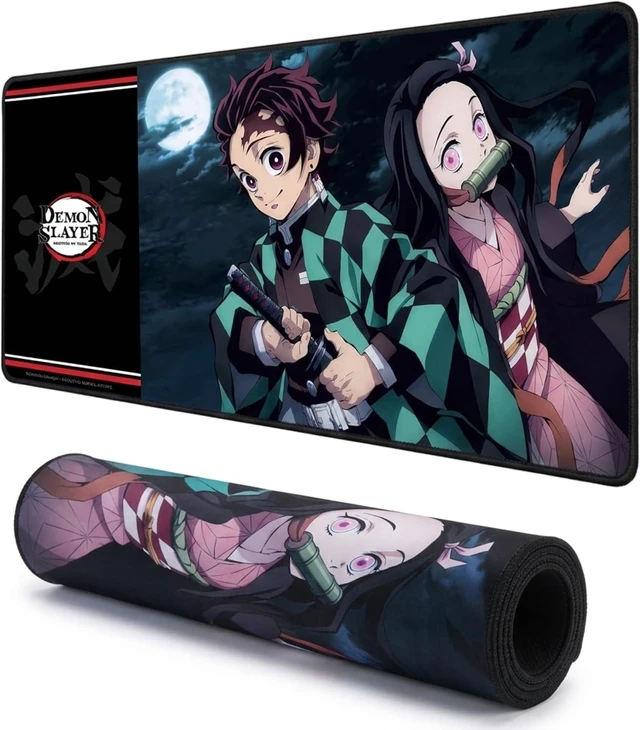 Main image of Demon Slayer Large Gaming Mouse Pad 31x15 XL Computer Desk Mat Anime