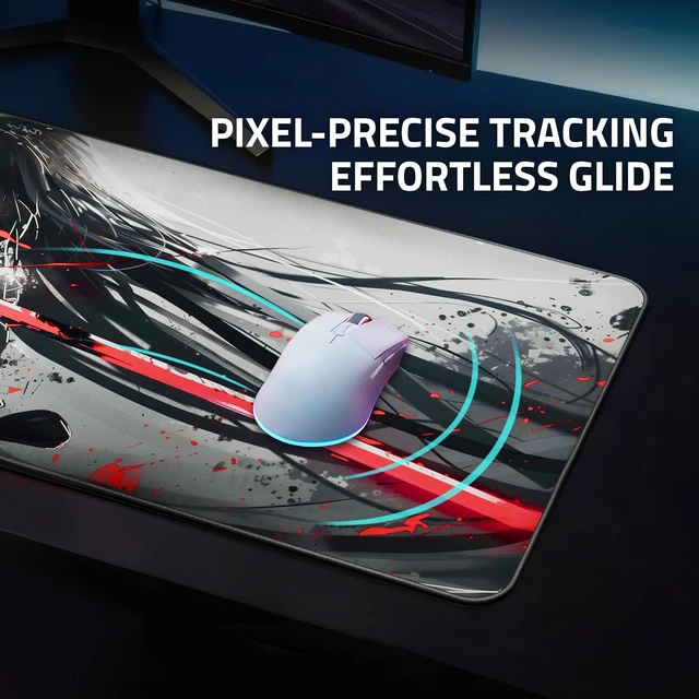 Alt view image 5 of 7 - XXL Anime Gaming Mouse Pad 35.4 x 15.7 inch - Water-Resistant