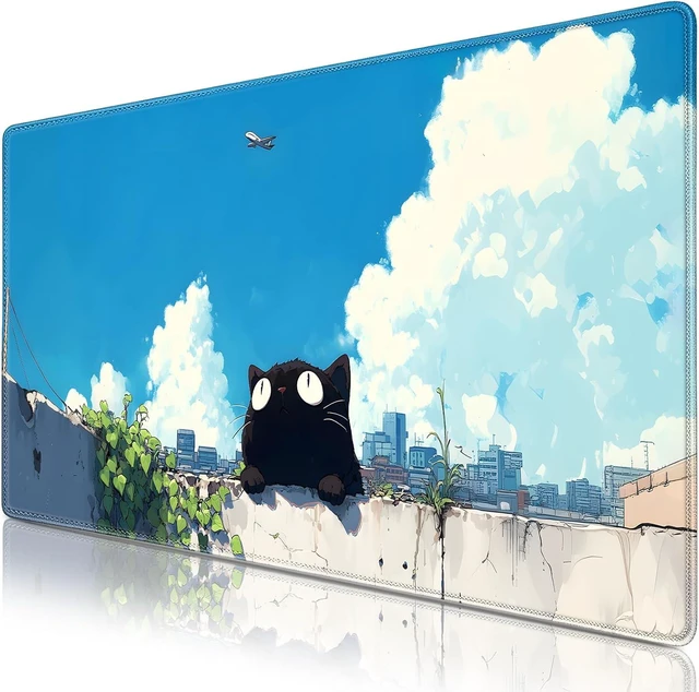 Main image of Gaming Mouse Pad 35.4x15.7in Anime Kawaii Large Mouse Pads for Desk