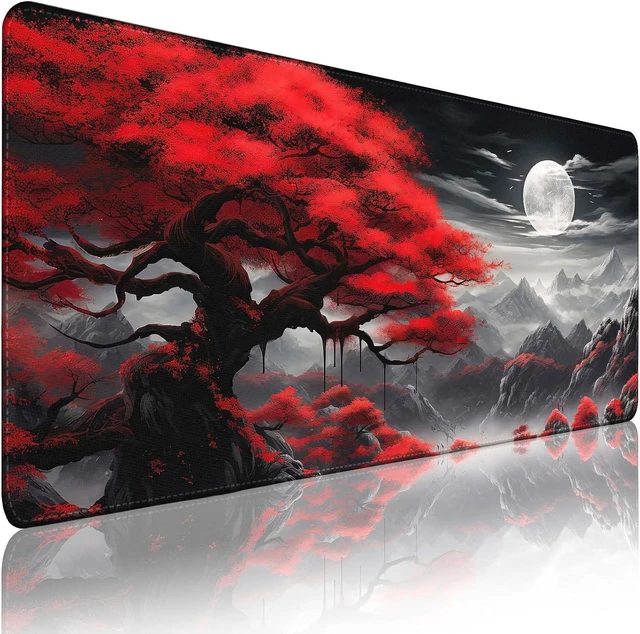 Main image of Gaming Mouse Pad - Desk Mat for Keyboard and Mouse - Anime Mousepad Desk Pad with Non-Slip Base Japanese Large Mouse Pad for Office Desktop Protection Decoration and Daily Use