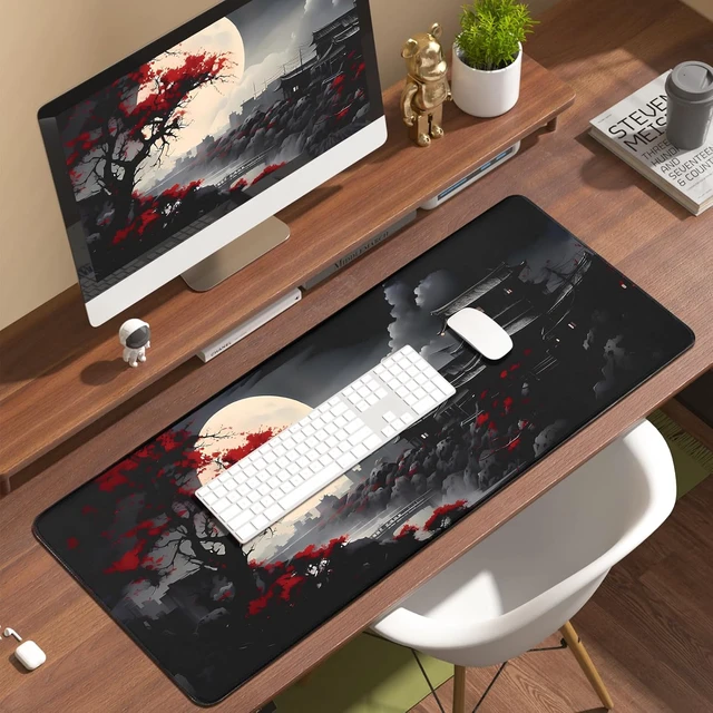 Alt view image 3 of 7 - Mouse Pad Gaming Mousepad Large Mousepads for Keyboard and Mouse Suitable for School Office Home 31.5 x 11.8 Inch