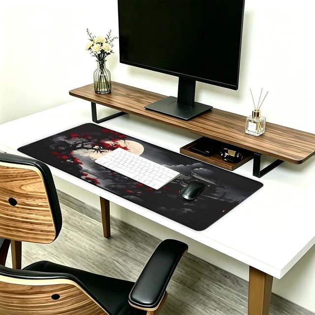 Alt view image 7 of 7 - Mouse Pad Gaming Mousepad Large Mousepads for Keyboard and Mouse Suitable for School Office Home 31.5 x 11.8 Inch