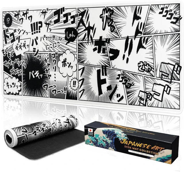 Main image of Anime Manga Desk Mat Japanese Art Mouse Pad 31.5 x 11.8 in