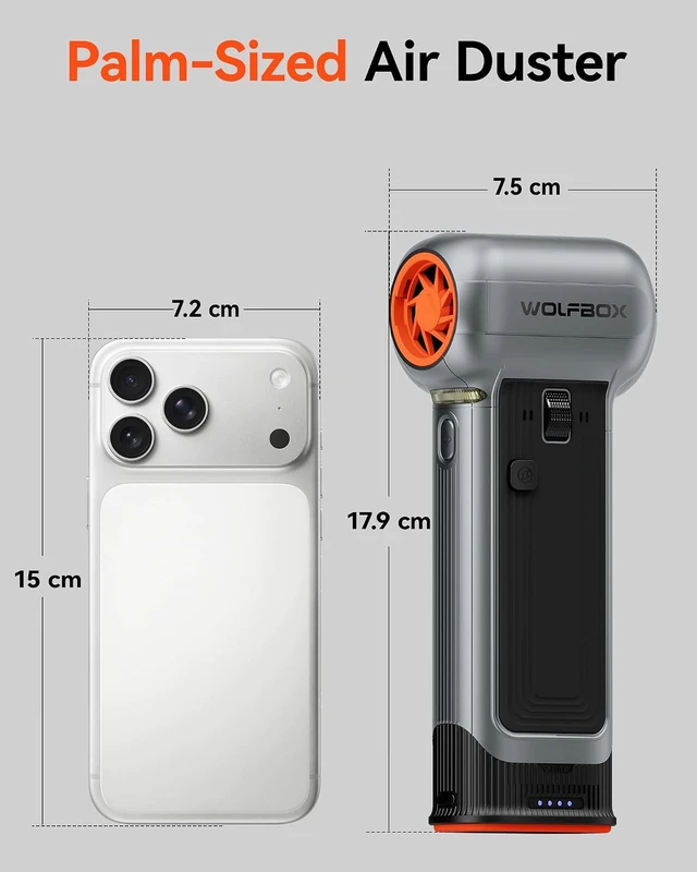Alt view image 2 of 7 - MF100Pro Compressed Air Duster Precision Speed Control PC Clean