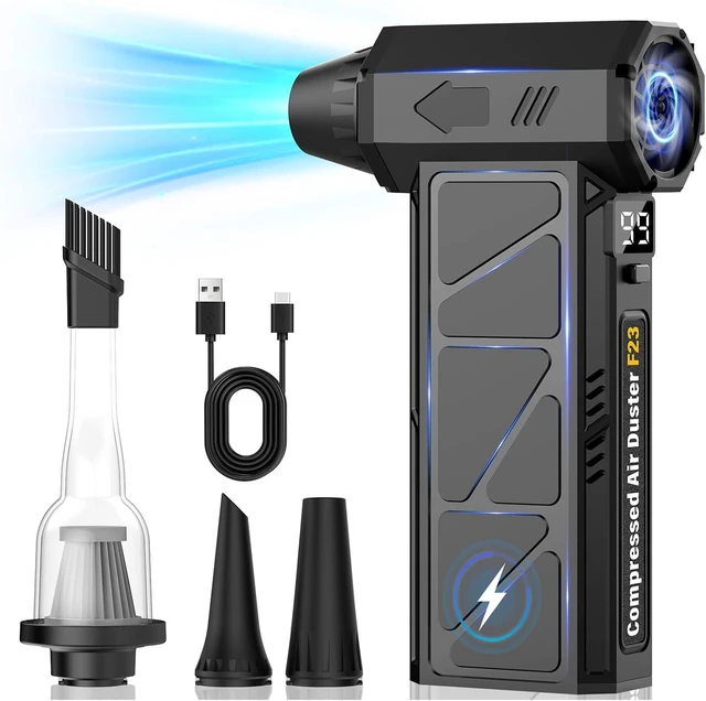 Main image of Compressed Air Duster 150000RPM Electric Air Duster with 4-Speed Control