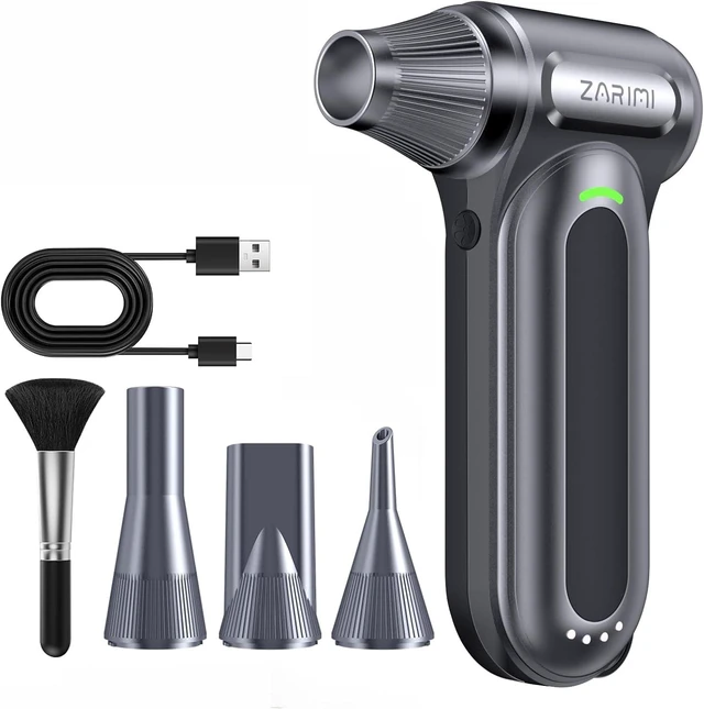 Main image of FAOGO Compressed Air Duster 170 000 RPM Handheld Electric Air Duster with Brushless Motor 4-Speed Cordless Rechargeable Air Blower for Keyboard PC Car Electronics Canned Air Alternative
