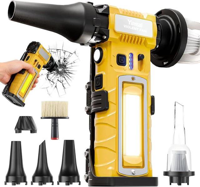 Main image of Rechargeable Air Duster 8000mAh Electric Dust Blower with LED Work Light
