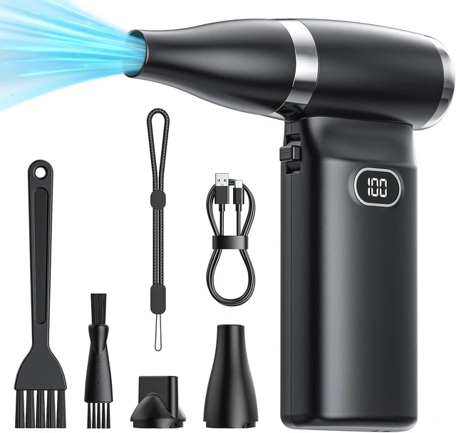 Main image of Compressed Air Duster Electric Blower Cordless Canned Air Substitute