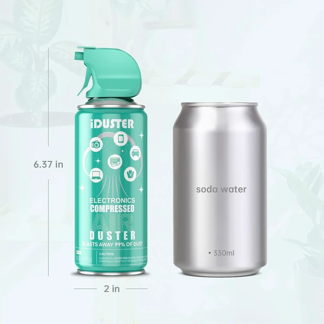 Alt view image 4 of 6 - Canned Air Duster Spray for Computers - 3.5oz Keyboard Cleaner 2PCS