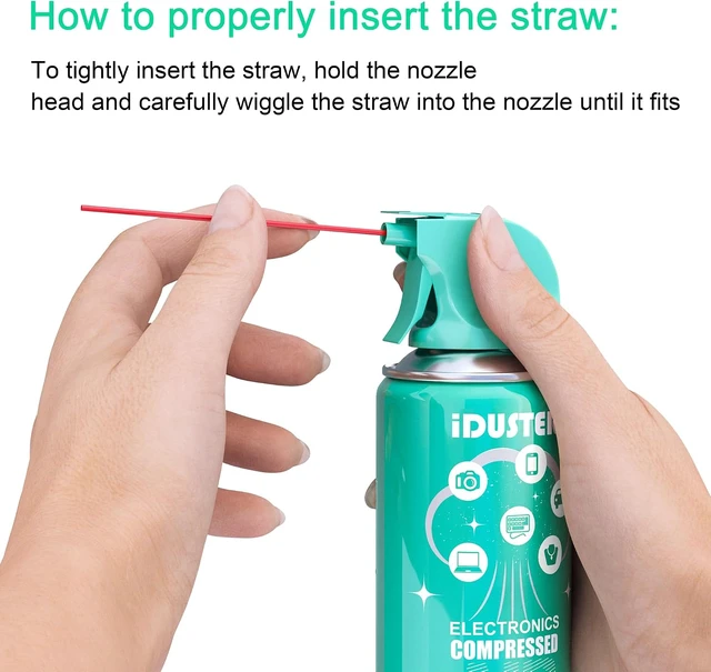 Alt view image 5 of 6 - Canned Air Duster Spray for Computers - 3.5oz Keyboard Cleaner 2PCS