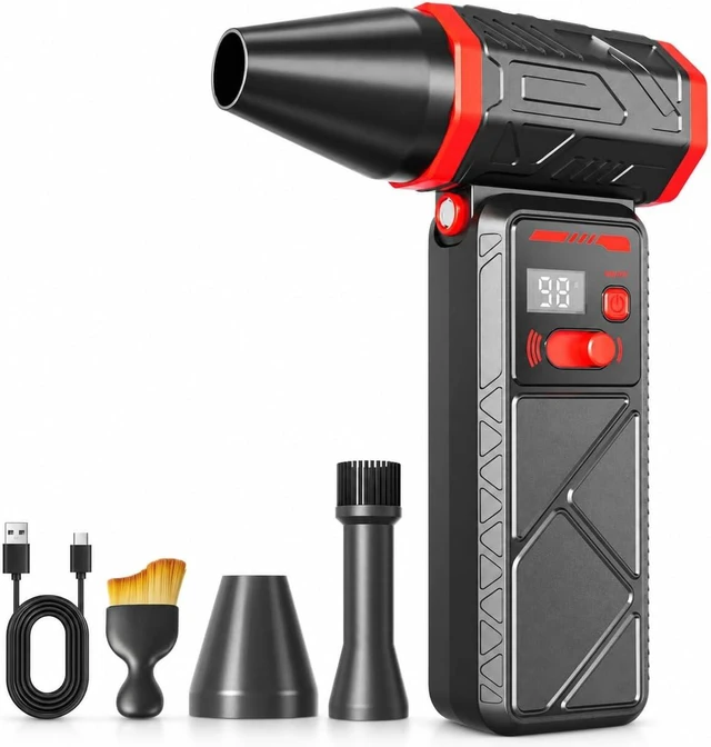 Main image of Compressed Air Duster Cordless Air Blower for PC and Car Cleaning