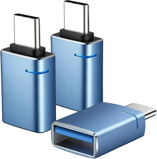 Main image of USB C to USB Adapter USBC Male to USB 3.0 Female Converter 3 Pack