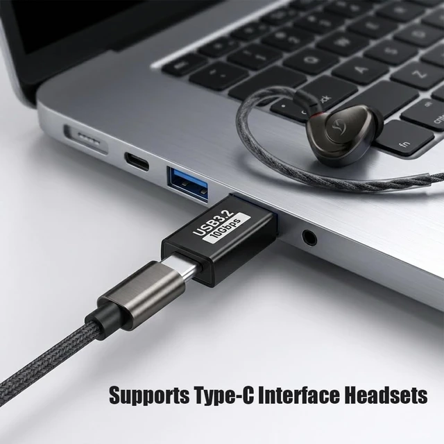 Alt view image 6 of 6 - USB C to USB A Adapter (3-Pack) 10Gbps USB 3.2 Gen2 OTG Type C to USB Adapter Fast Data Transfer & Charging Dongle Compatible with Laptop PC Charger USB Hub Hard Drive Phone