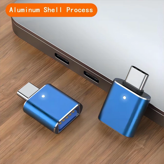 Alt view image 4 of 5 - USB C to USB A Adapter - 3 Pack Male to Female 10Gbps USB 3.2 Gen 2 Compatible with iPhone/MacBook/Air/iPad//Thunderbolt 3/4