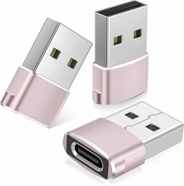 Main image of USB to USB C Adapter USBC Female to USB A Male Charger Adapter