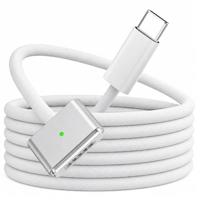 Main image of USB-C to Magnetic 3 Cable 6.6FT for MacBook Air/Pro 13-16 M1-M5 2021-2026