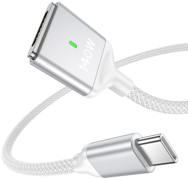 Main image of 140W Magnetic 3 Charging Cable 6FT for MacBook Air Pro M5 M4 M3 M2 Charger
