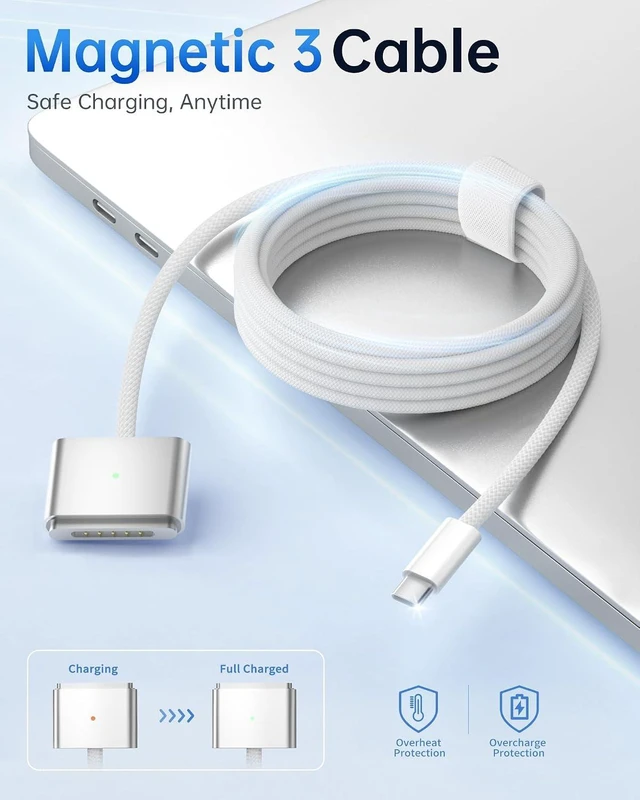 Alt view image 5 of 6 - USB C to Magnetic 3 Cable Magnetic 3 Charging Cable