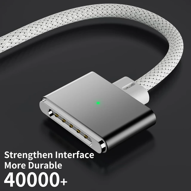 Alt view image 5 of 7 - USB-C to Magnetic 3 Cable 6.6ft for MacBook Pro/Air