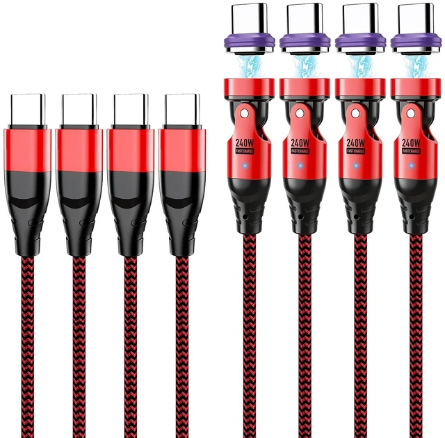Main image of USB C to USB C Magnetic Charging Cable 240W Magnetic Phone Charger Cable