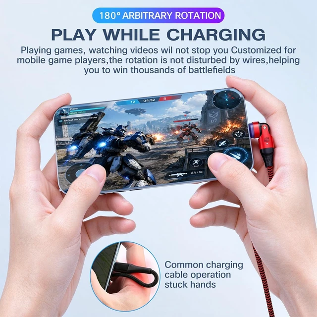 Alt view image 6 of 7 - USB C to USB C Magnetic Charging Cable 240W Magnetic Phone Charger Cable