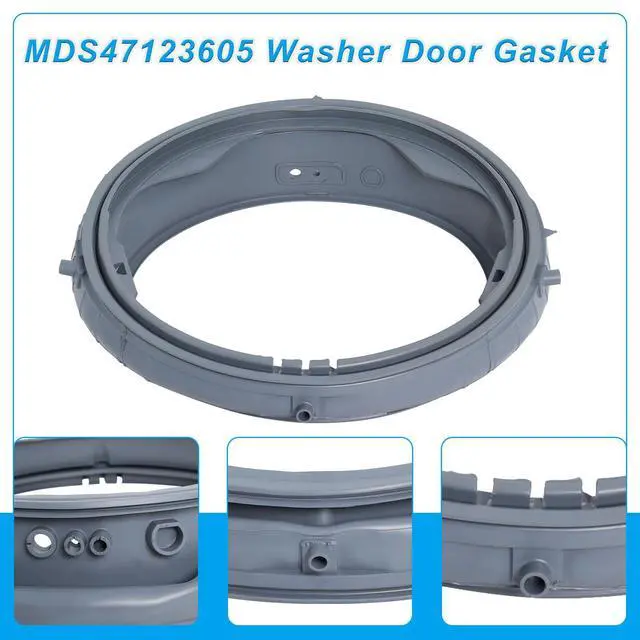 Alt view image 10 of 14 - WM3470HVA WM3570HWA MDS47123605 Washer Door Boot Seal Gasket Compatible with LG Front Load Washer Door Seal & Kenmore Washer Parts WM3570HVA, WM3770HWA,WM3575CW, WM3470HWA