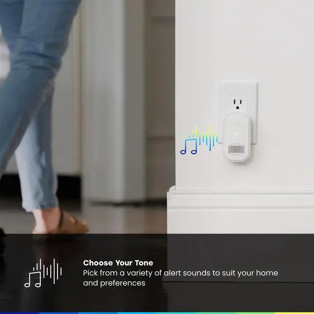 Alt view image 12 of 12 - myQ Chime | Audible Alerts, Wi-Fi Enabled, Customizable Tones, Works with myQ Video Doorbell, myQ 3-in-1 Video Smart Lock, and myQ Smart Garage® Video Keypad