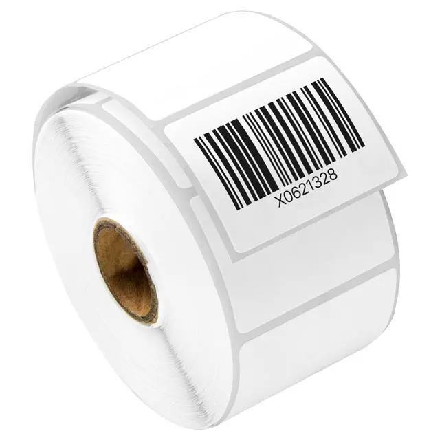 Alt view image 8 of 14 - 2" x 1.5" Direct Thermal Label, 10 Rolls, 1000/Roll | Compatible with Rollo & Zebra Desktop Printers, 1" Core, Postage Barcode Address Shipping Sticker, Adhesive & Perforated