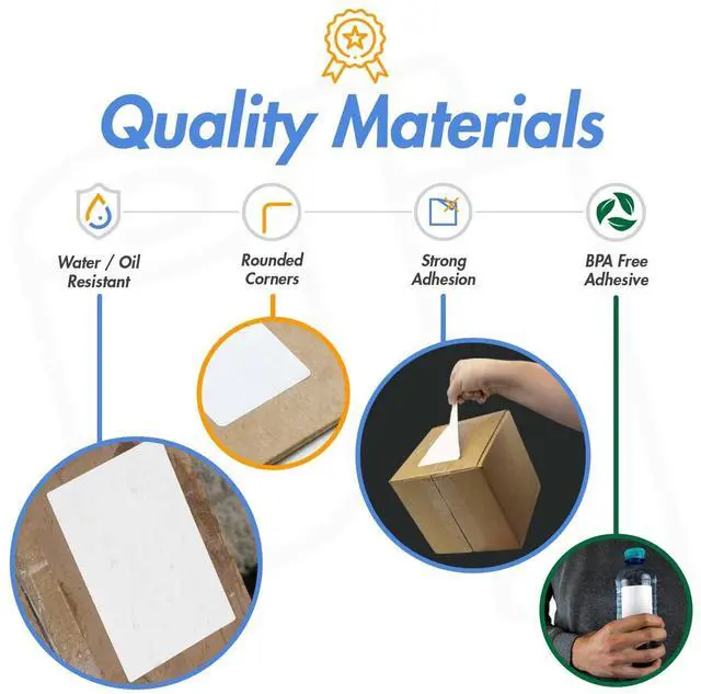 Alt view image 9 of 14 - 2" x 1.5" Direct Thermal Label, 10 Rolls, 1000/Roll | Compatible with Rollo & Zebra Desktop Printers, 1" Core, Postage Barcode Address Shipping Sticker, Adhesive & Perforated