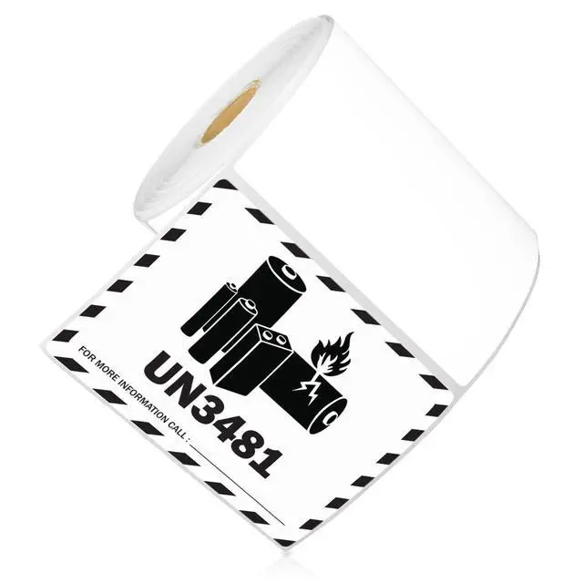 Alt view image 8 of 14 - 4" x 3" Removable Direct Thermal Labels | Compatible with Rollo & Zebra Desktop Printers, 1" Core, Perforated, Water & Oil Resistant, 4 Rolls, 2000 Labels