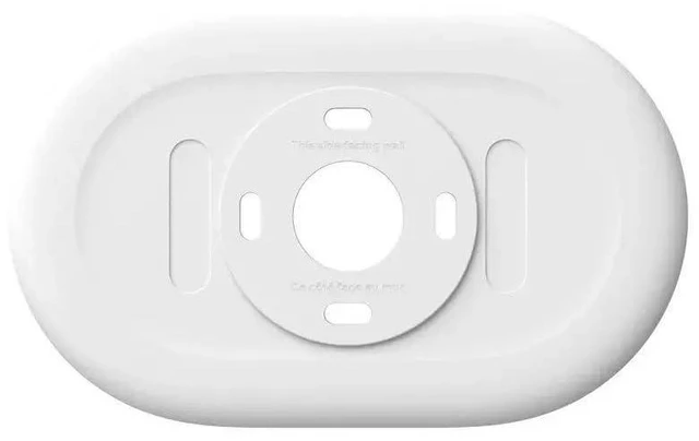 Alt view image 9 of 12 - Nest Thermostat Trim Kit - Made for the Nest Thermostat - Programmable Wifi Thermostat Accessory - Snow