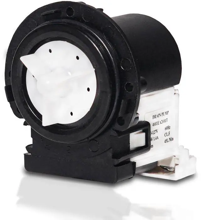 Alt view image 8 of 14 - WM8100HVA Washer Drain Pump for LG WM8000HVA WM8000HWA WM8100HWA Washer | WM8100HWA, WM8500HVA, WM9000HVA, WM9000HWA, WM9500HKA, WM3575CW, WM2010CW, WM1377HW, WM3270CW00, WM3488HS, WM2450HRA